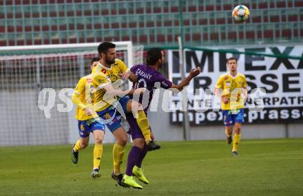 Fussball. 2. Liga. âSK Austria Klagenfurt gegen SV Lafnitz. Sandro Zakany,  (Klagenfurt), Martin Rodler (Lafnitz). Klagenfurt, 17.5.2019.
Foto: Kuess
---
pressefotos, pressefotografie, kuess, qs, qspictures, sport, bild, bilder, bilddatenbank