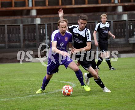 Fussball. 2. Klasse B. Bad Kleinkirchheim gegen Treffen. Mario Dilberovic (Kleinkirchheim),   Stefan Ortoff (Treffen). Kleinkirchheim, 11.5.2019.
Foto: Kuess
---
pressefotos, pressefotografie, kuess, qs, qspictures, sport, bild, bilder, bilddatenbank