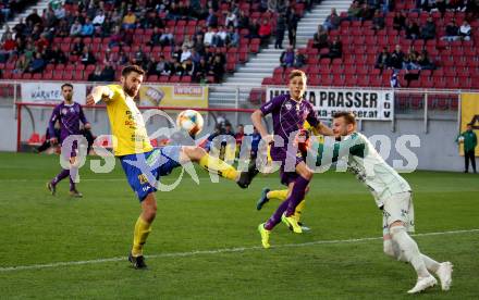 Fussball. 2. Liga. âSK Austria Klagenfurt gegen SV Lafnitz. Benedikt Pichler, 	(Klagenfurt), Martin Rodler, Andreas Zingl  (Lafnitz). Klagenfurt, 17.5.2019.
Foto: Kuess
---
pressefotos, pressefotografie, kuess, qs, qspictures, sport, bild, bilder, bilddatenbank
