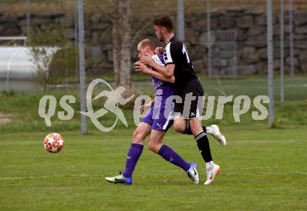 Fussball. 2. Klasse B. Bad Kleinkirchheim gegen Treffen. Mario Dilberovic (Kleinkirchheim), Stefan Wilpernig  (Treffen). Kleinkirchheim, 11.5.2019.
Foto: Kuess
---
pressefotos, pressefotografie, kuess, qs, qspictures, sport, bild, bilder, bilddatenbank