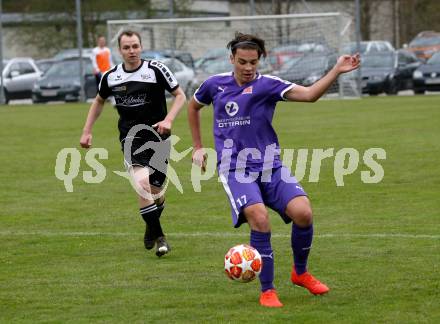 Fussball. 2. Klasse B. Bad Kleinkirchheim gegen Treffen. Tobias Trattler (Kleinkirchheim),   Stephan Cramaro (Treffen). Kleinkirchheim, 11.5.2019.
Foto: Kuess
---
pressefotos, pressefotografie, kuess, qs, qspictures, sport, bild, bilder, bilddatenbank