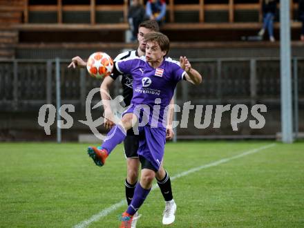 Fussball. 2. Klasse B. Bad Kleinkirchheim gegen Treffen. Mario Dilberovic (Kleinkirchheim), Thomas Pacher  (Treffen). Kleinkirchheim, 11.5.2019.
Foto: Kuess
---
pressefotos, pressefotografie, kuess, qs, qspictures, sport, bild, bilder, bilddatenbank