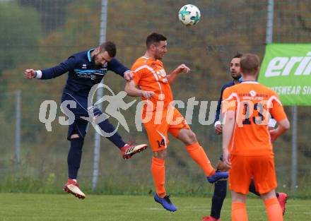 Fussball Unterliga Ost. Ludmannsdorf gegen Eisenkappel. Nemanja Andrijevic, (Ludmannsdorf), Luka Lazanski   (Eisenkappel). Ludmannsdorf, am 19.5.2018.
Foto: Kuess
---
pressefotos, pressefotografie, kuess, qs, qspictures, sport, bild, bilder, bilddatenbank