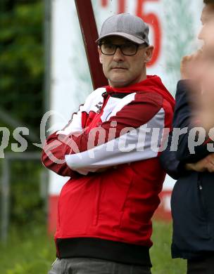 Fussball Unterliga Ost. Ludmannsdorf gegen Eisenkappel.  Trainer Simon Hans Paulitsch (Ludmannsdorf). Ludmannsdorf, am 19.5.2018.
Foto: Kuess
---
pressefotos, pressefotografie, kuess, qs, qspictures, sport, bild, bilder, bilddatenbank