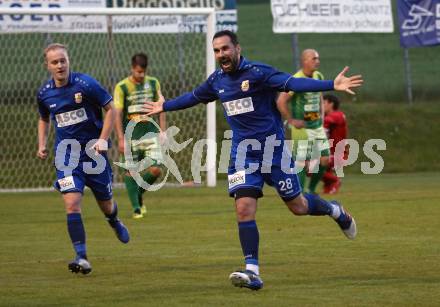 Fussball KFV Cup. Lendorf gegen ATSV Wolfsberg.  Torjubel Lovro Plimon   (Wolfsberg). Lendorf, 21.5.2019.
Foto: Kuess
---
pressefotos, pressefotografie, kuess, qs, qspictures, sport, bild, bilder, bilddatenbank