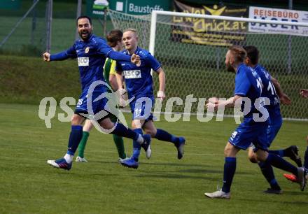 Fussball KFV Cup. Lendorf gegen ATSV Wolfsberg.  Torjubel Lovro Plimon   (Wolfsberg). Lendorf, 21.5.2019.
Foto: Kuess
---
pressefotos, pressefotografie, kuess, qs, qspictures, sport, bild, bilder, bilddatenbank