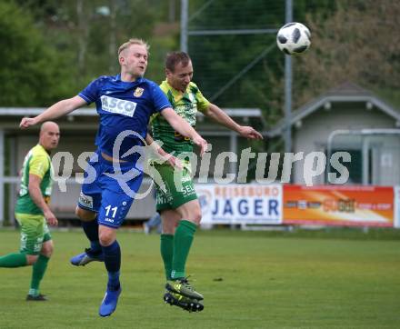 Fussball KFV Cup. Lendorf gegen ATSV Wolfsberg.  Martin Nagy, (Lendorf),   Marcel Maximilian Stoni  (Wolfsberg). Lendorf, 21.5.2019.
Foto: Kuess
---
pressefotos, pressefotografie, kuess, qs, qspictures, sport, bild, bilder, bilddatenbank