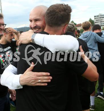 Fussball tipico Bundesliga. RZ Pellets WAC gegen SK Puntigamer Sturm Graz.  Jubel Trainer Christian Ilzer, Christopher Wernitznig (WAC). Wolfsberg, am 26.5.2019.
Foto: Kuess

---
pressefotos, pressefotografie, kuess, qs, qspictures, sport, bild, bilder, bilddatenbank