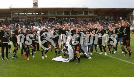 Fussball tipico Bundesliga. RZ Pellets WAC gegen SK Puntigamer Sturm Graz.  Jubel (WAC). Wolfsberg, am 26.5.2019.
Foto: Kuess

---
pressefotos, pressefotografie, kuess, qs, qspictures, sport, bild, bilder, bilddatenbank