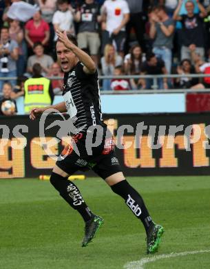 Fussball tipico Bundesliga. RZ Pellets WAC gegen SK Puntigamer Sturm Graz.  Torjubel Michael Liendl (WAC). Wolfsberg, am 26.5.2019.
Foto: Kuess

---
pressefotos, pressefotografie, kuess, qs, qspictures, sport, bild, bilder, bilddatenbank