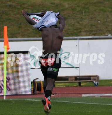 Fussball tipico Bundesliga. RZ Pellets WAC gegen SK Puntigamer Sturm Graz.  Torjubel Sekou Koita (WAC). Wolfsberg, am 26.5.2019.
Foto: Kuess

---
pressefotos, pressefotografie, kuess, qs, qspictures, sport, bild, bilder, bilddatenbank