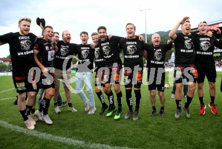Fussball tipico Bundesliga. RZ Pellets WAC gegen SK Puntigamer Sturm Graz.  Jubel WAC. Wolfsberg, am 26.5.2019.
Foto: Kuess

---
pressefotos, pressefotografie, kuess, qs, qspictures, sport, bild, bilder, bilddatenbank