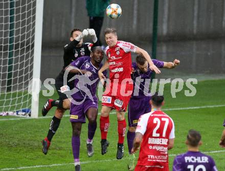 Fussball. 2. Liga. âSK Austria Klagenfurt gegen SK Vorwaerts Steyr.  Ousseini Nji Mfifen Mounpain, Marco Hoedl, (Klagenfurt), Reinhard GroÃalber, Michael Halbartschlager  (Vorwaerts Steyr). Klagenfurt, 29.5.2019.
Foto: Kuess
---
pressefotos, pressefotografie, kuess, qs, qspictures, sport, bild, bilder, bilddatenbank