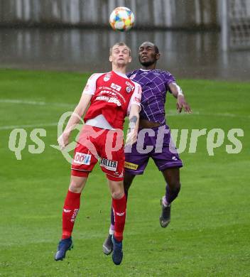 Fussball. 2. Liga. âSK Austria Klagenfurt gegen SK Vorwaerts Steyr.  Ousseini Nji Mfifen Mounpain,  (Klagenfurt), Josip Martinovic (Vorwaerts Steyr). Klagenfurt, 29.5.2019.
Foto: Kuess
---
pressefotos, pressefotografie, kuess, qs, qspictures, sport, bild, bilder, bilddatenbank
