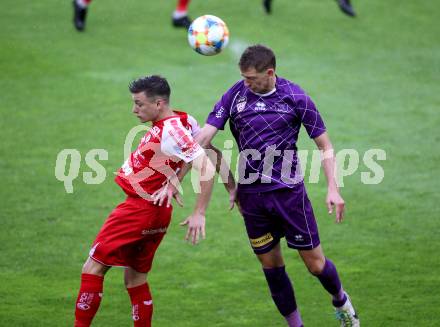 Fussball. 2. Liga. âSK Austria Klagenfurt gegen SK Vorwaerts Steyr.  Ivan Saravanja,  (Klagenfurt), Christian Lichtenberger (Vorwaerts Steyr). Klagenfurt, 29.5.2019.
Foto: Kuess
---
pressefotos, pressefotografie, kuess, qs, qspictures, sport, bild, bilder, bilddatenbank