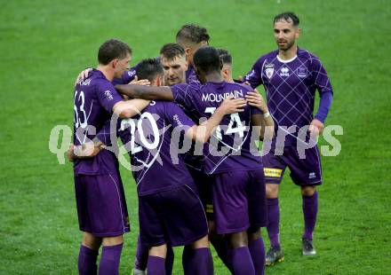 Fussball. 2. Liga. âSK Austria Klagenfurt gegen SK Vorwaerts Steyr.  Torjubel Austria. Klagenfurt, 29.5.2019.
Foto: Kuess
---
pressefotos, pressefotografie, kuess, qs, qspictures, sport, bild, bilder, bilddatenbank