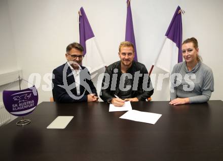 Fussball. 2. Liga. âSK Austria Klagenfurt.  Ivica Peric, Markus Rusek, Natalie Biermann. Klagenfurt, 30.5.2019.
Foto: Kuess
---
pressefotos, pressefotografie, kuess, qs, qspictures, sport, bild, bilder, bilddatenbank