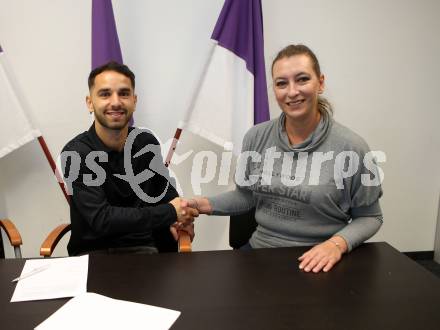 Fussball. 2. Liga. âSK Austria Klagenfurt.  Okan Aydin, Natalie Biermann. Klagenfurt, 30.5.2019.
Foto: Kuess
---
pressefotos, pressefotografie, kuess, qs, qspictures, sport, bild, bilder, bilddatenbank