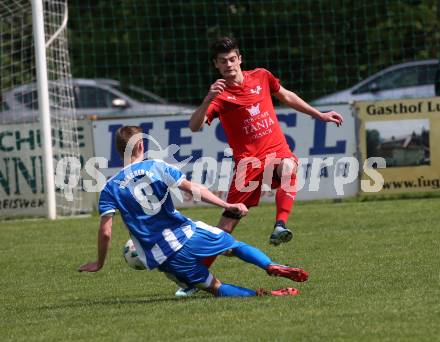 Fussball 1. Klasse B. Rothenthurn gegen VSV . Marcel Huber (Rothenthurn),  Raphael Velikogne (VSV). Rothenthurn, am 26.5.2019.
Foto: Kuess
---
pressefotos, pressefotografie, kuess, qs, qspictures, sport, bild, bilder, bilddatenbank