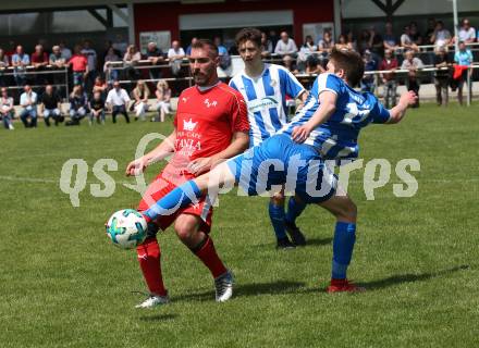 Fussball 1. Klasse B. Rothenthurn gegen VSV .  Rene Kofler (Rothenthurn),  Julian Alexander Kolle (VSV). Rothenthurn, am 26.5.2019.
Foto: Kuess
---
pressefotos, pressefotografie, kuess, qs, qspictures, sport, bild, bilder, bilddatenbank