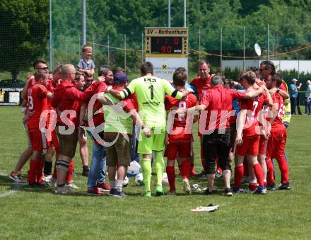Fussball 1. Klasse B. Rothenthurn gegen VSV .  Jubel (Rothenthurn). Rothenthurn, am 26.5.2019.
Foto: Kuess
---
pressefotos, pressefotografie, kuess, qs, qspictures, sport, bild, bilder, bilddatenbank