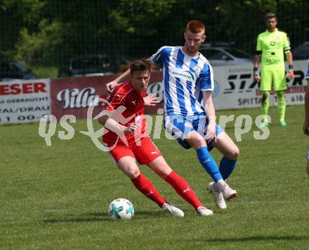 Fussball 1. Klasse B. Rothenthurn gegen VSV .  Fabio Norbert Daxer (Rothenthurn),  David Darmanovic (VSV). Rothenthurn, am 26.5.2019.
Foto: Kuess
---
pressefotos, pressefotografie, kuess, qs, qspictures, sport, bild, bilder, bilddatenbank
