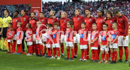 Fussball Laenderspiel. Europameisterschaft Qualifikation. Oesterreich gegen Slowenien.  (Oesterreich). Klagenfurt, am 7.6.2019.
Foto: Kuess
---
pressefotos, pressefotografie, kuess, qs, qspictures, sport, bild, bilder, bilddatenbank