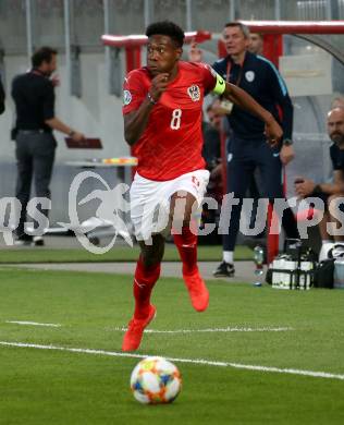 Fussball Laenderspiel. Europameisterschaft Qualifikation. Oesterreich gegen Slowenien. David Alaba (Oesterreich). Klagenfurt, am 7.6.2019.
Foto: Kuess
---
pressefotos, pressefotografie, kuess, qs, qspictures, sport, bild, bilder, bilddatenbank
