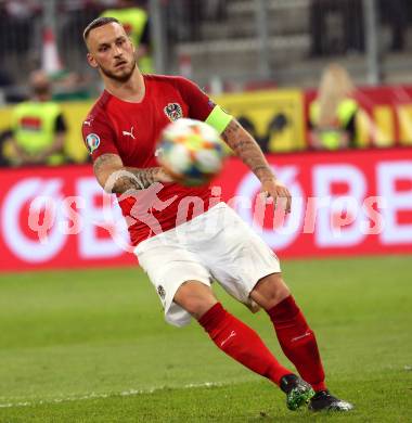 Fussball Laenderspiel. Europameisterschaft Qualifikation. Oesterreich gegen Slowenien.  Marko Arnautovic (Oesterreich). Klagenfurt, am 7.6.2019.
Foto: Kuess
---
pressefotos, pressefotografie, kuess, qs, qspictures, sport, bild, bilder, bilddatenbank