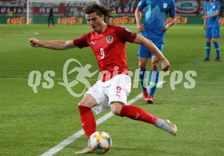 Fussball Laenderspiel. Europameisterschaft Qualifikation. Oesterreich gegen Slowenien.  Marcel Sabitzer (Oesterreich). Klagenfurt, am 7.6.2019.
Foto: Kuess
---
pressefotos, pressefotografie, kuess, qs, qspictures, sport, bild, bilder, bilddatenbank