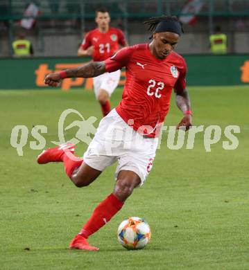 Fussball Laenderspiel. Europameisterschaft Qualifikation. Oesterreich gegen Slowenien.  Valentino Lazaro (Oesterreich). Klagenfurt, am 7.6.2019.
Foto: Kuess
---
pressefotos, pressefotografie, kuess, qs, qspictures, sport, bild, bilder, bilddatenbank