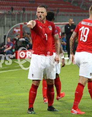 Fussball Laenderspiel. Europameisterschaft Qualifikation. Oesterreich gegen Slowenien.  Marko Arnautovic (Oesterreich). Klagenfurt, am 7.6.2019.
Foto: Kuess
---
pressefotos, pressefotografie, kuess, qs, qspictures, sport, bild, bilder, bilddatenbank