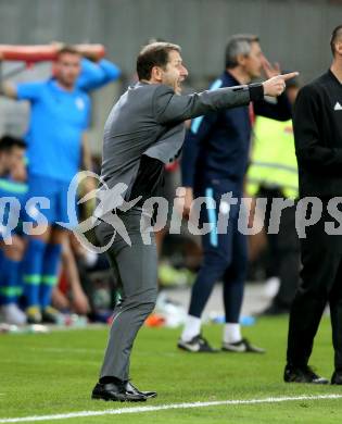 Fussball Laenderspiel. Europameisterschaft Qualifikation. Oesterreich gegen Slowenien.  Trainer Franco Foda (Oesterreich). Klagenfurt, am 7.6.2019.
Foto: Kuess
---
pressefotos, pressefotografie, kuess, qs, qspictures, sport, bild, bilder, bilddatenbank