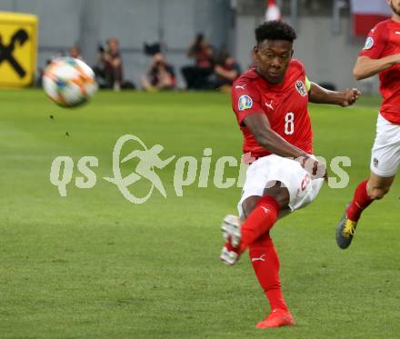 Fussball Laenderspiel. Europameisterschaft Qualifikation. Oesterreich gegen Slowenien.  David Alaba (Oesterreich). Klagenfurt, am 7.6.2019.
Foto: Kuess
---
pressefotos, pressefotografie, kuess, qs, qspictures, sport, bild, bilder, bilddatenbank