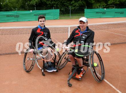 Rollstuhltennis. Training. Martin Strassnig, Herwig Pellosch. Villach, 5.6.2019.
Foto: Kuess 
---
pressefotos, pressefotografie, kuess, qs, qspictures, sport, bild, bilder, bilddatenbank