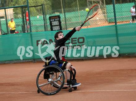 Rollstuhltennis. Training.  Martin Strassnig. Villach, 5.6.2019.
Foto: Kuess 
---
pressefotos, pressefotografie, kuess, qs, qspictures, sport, bild, bilder, bilddatenbank