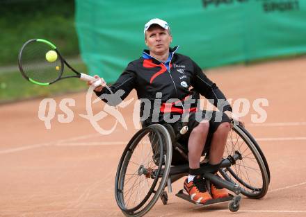 Rollstuhltennis. Training. Herwig Pellosch. Villach, 5.6.2019.
Foto: Kuess 
---
pressefotos, pressefotografie, kuess, qs, qspictures, sport, bild, bilder, bilddatenbank