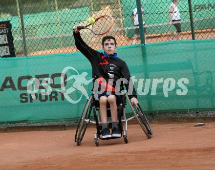 Rollstuhltennis. Training. Martin Strassnig. Villach, 5.6.2019.
Foto: Kuess 
---
pressefotos, pressefotografie, kuess, qs, qspictures, sport, bild, bilder, bilddatenbank