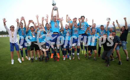 Fussball. Kaerntner Liga. Woelfnitz gegen ATSV Wolfsberg. Jubel  (Wolfsberg). Woelfnitz, 14.6.2019.
Foto: Kuess
---
pressefotos, pressefotografie, kuess, qs, qspictures, sport, bild, bilder, bilddatenbank