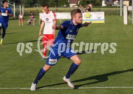 Fussball. Kaerntner Liga. Woelfnitz gegen ATSV Wolfsberg. Torjubel Hubert Kothmaier  (Wolfsberg). Woelfnitz, 14.6.2019.
Foto: Kuess
---
pressefotos, pressefotografie, kuess, qs, qspictures, sport, bild, bilder, bilddatenbank