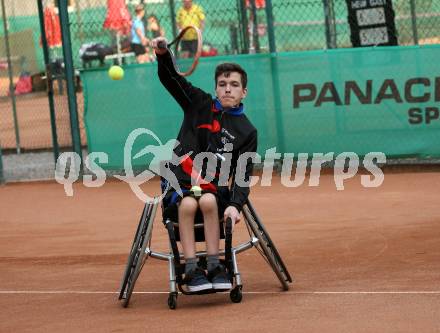 Rollstuhltennis. Training. Martin Strassnig. Villach, 5.6.2019.
Foto: Kuess 
---
pressefotos, pressefotografie, kuess, qs, qspictures, sport, bild, bilder, bilddatenbank