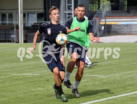 Fussball Bundesliga. Training WAC.   Marcel Ritzmaier, Christopher Wernitznig. Wolfsberg, am 18.6.2019.
Foto: Kuess 
---
pressefotos, pressefotografie, kuess, qs, qspictures, sport, bild, bilder, bilddatenbank