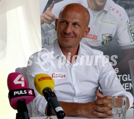 Fussball Bundesliga. Pressekonferenz RZ Pellets WAC.   Trainer Gerhard Struber. Wolfsberg, am 18.6.2019.
Foto: Kuess
---
pressefotos, pressefotografie, kuess, qs, qspictures, sport, bild, bilder, bilddatenbank