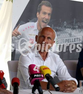 Fussball Bundesliga. Pressekonferenz RZ Pellets WAC.   Trainer Gerhard Struber. Wolfsberg, am 18.6.2019.
Foto: Kuess
---
pressefotos, pressefotografie, kuess, qs, qspictures, sport, bild, bilder, bilddatenbank