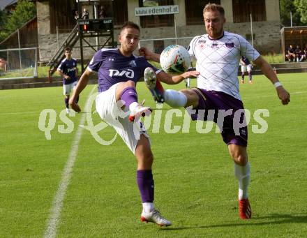 Fussball Testspiel. SK Austria Klagenfurt gegen Lokomotiv Moscow. Markus Rusek,  (Austria Klagenfurt), Daniil Kulikov (Moskau). Bad Kleinkirchheim, am 24.6.2019.
Foto: Kuess
---
pressefotos, pressefotografie, kuess, qs, qspictures, sport, bild, bilder, bilddatenbank