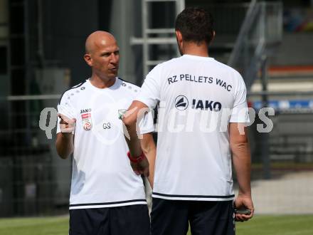 Fussball Bundesliga. Training WAC.   Trainer Gerhard Struber, Co-Trainer Hannes jochum. Wolfsberg, am 18.6.2019.
Foto: Kuess 
---
pressefotos, pressefotografie, kuess, qs, qspictures, sport, bild, bilder, bilddatenbank