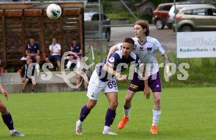 Fussball Testspiel. SK Austria Klagenfurt gegen Lokomotiv Moscow. Ante Soloman, (Austria Klagenfurt), Daniil Kulikov  (Moskau). Bad Kleinkirchheim, am 24.6.2019.
Foto: Kuess
---
pressefotos, pressefotografie, kuess, qs, qspictures, sport, bild, bilder, bilddatenbank