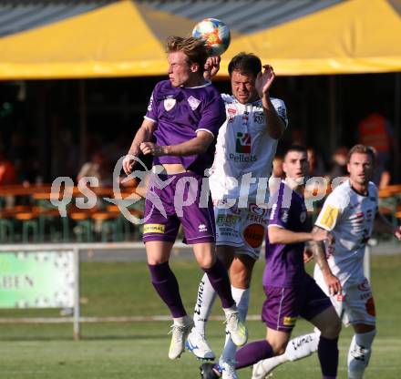 Fussball Testspiel. SK Austria KLagenfurt gegen RZ Pellets WAC.  Dany Mol,  (Klagenfurt), Nemanja Rnic (WAC). Koettmannsdorf, am 5.4.2019.
Foto: Kuess
www.qspictures.net
---
pressefotos, pressefotografie, kuess, qs, qspictures, sport, bild, bilder, bilddatenbank