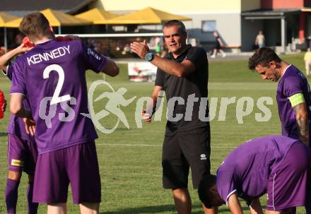 Fussball Testspiel. SK Austria KLagenfurt gegen RZ Pellets WAC.  Trainer Robert Micheu (Klagenfurt).  Koettmannsdorf, am 5.4.2019.
Foto: Kuess
www.qspictures.net
---
pressefotos, pressefotografie, kuess, qs, qspictures, sport, bild, bilder, bilddatenbank