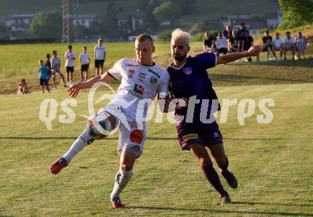 Fussball Testspiel. SK Austria KLagenfurt gegen RZ Pellets WAC.  Okan Aydin, (Klagenfurt), Sven Sprangler  (WAC). Koettmannsdorf, am 5.4.2019.
Foto: Kuess
www.qspictures.net
---
pressefotos, pressefotografie, kuess, qs, qspictures, sport, bild, bilder, bilddatenbank